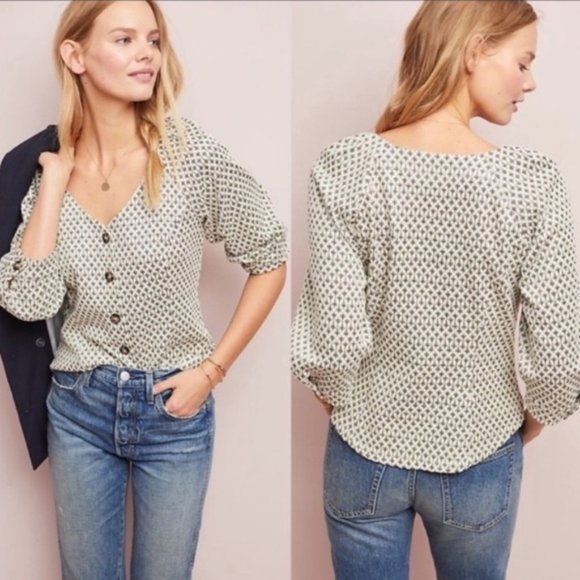 Anthropologie Tops - Anthropologie Ettwa Cardigan XL